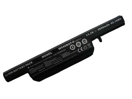 11.1V 4400mAh Clevo W155U W540eu W54eu W550 W550eu W55eu W540 Replacement Battery