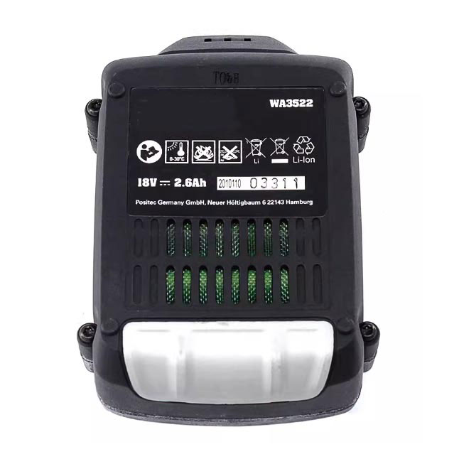 18V 2600mAh WA3522 Power Tool Battery for Worx WA3522