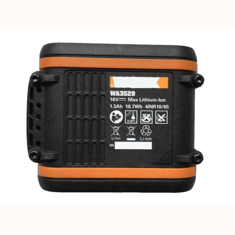 16V 1.3Ah/18.7Wh WA3529 Power Tool Battery for WORX WA3529 WA3541 MAX 16V Tools