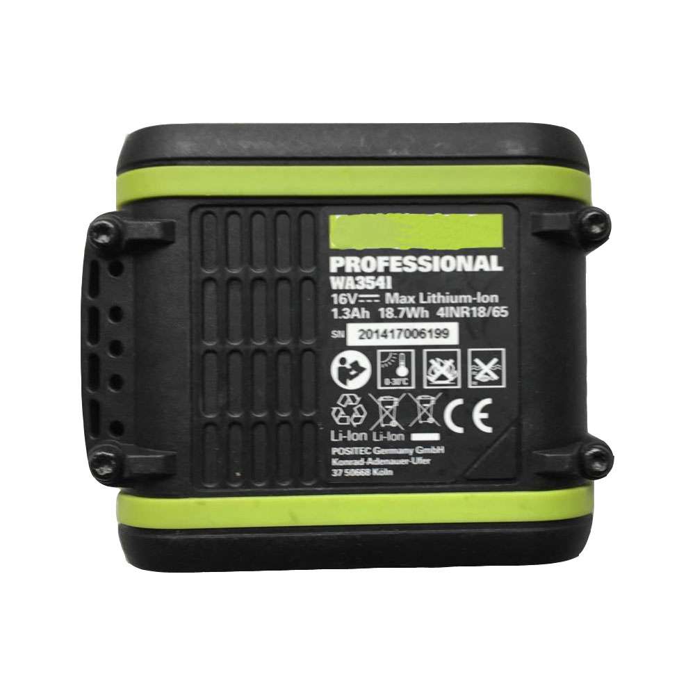 16V 1.3Ah/18.7wh WA3541 Power Tool Battery for Worx WA3541