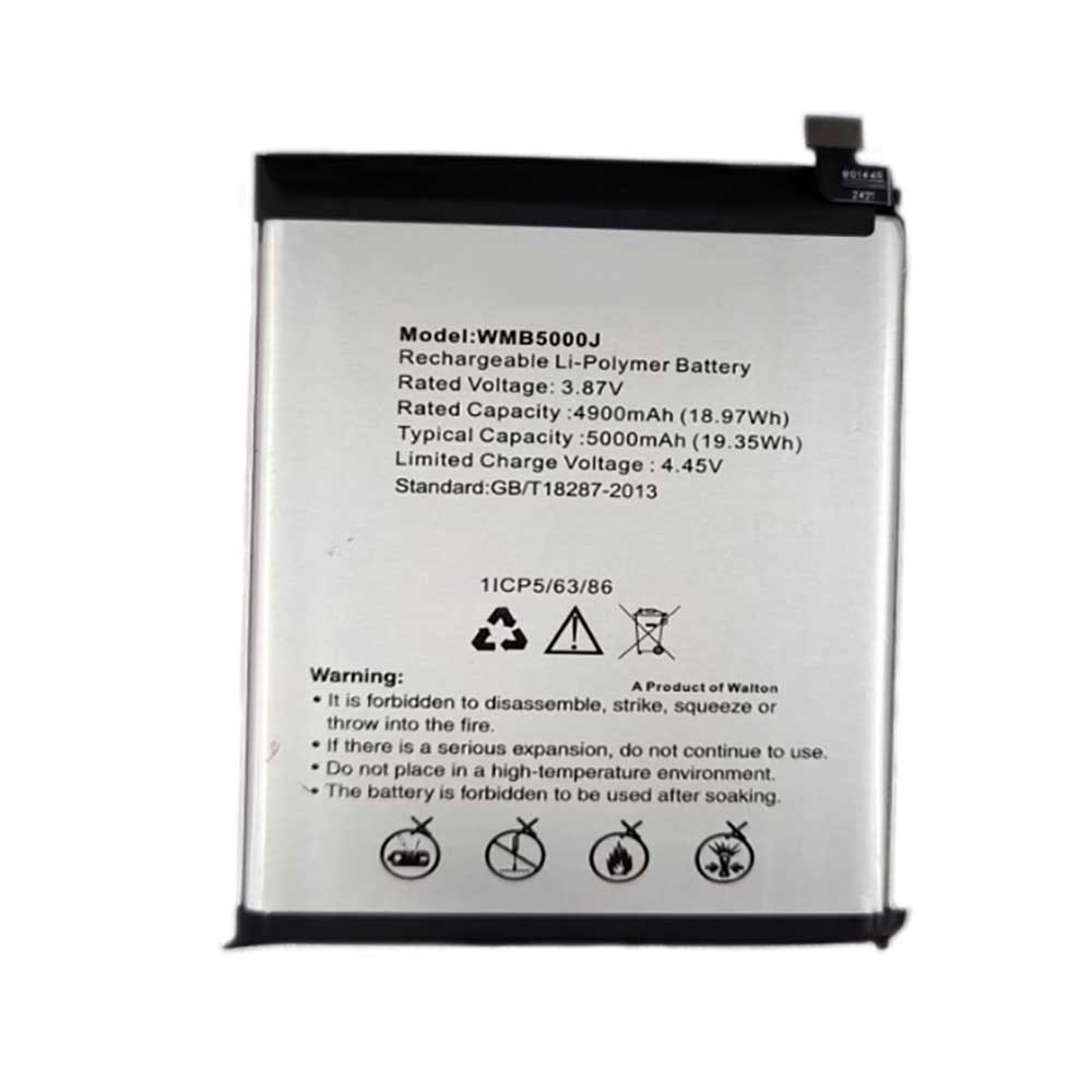 3.87V 5000mAh WMB5000J Smartphone Battery for XANON WMB5000J