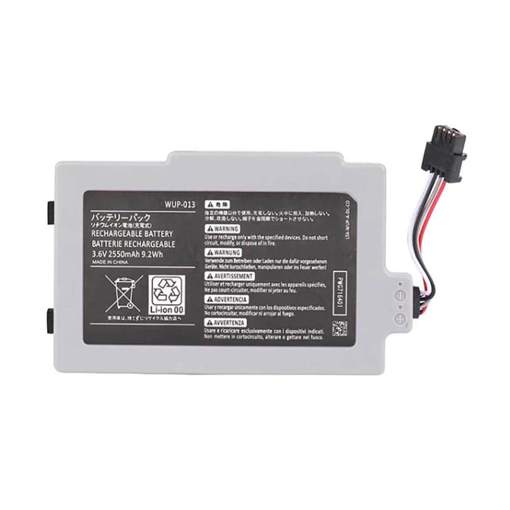 3.6V 2550mAh Nintendo Wii U Gamepad Controller Replacement Battery