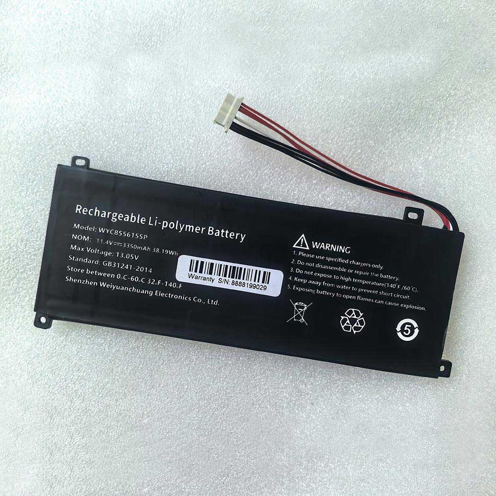 11.4V 3350mAh WYC8556155P Laptop Battery for Mediacom SmartBook Pro M-SBP14I5