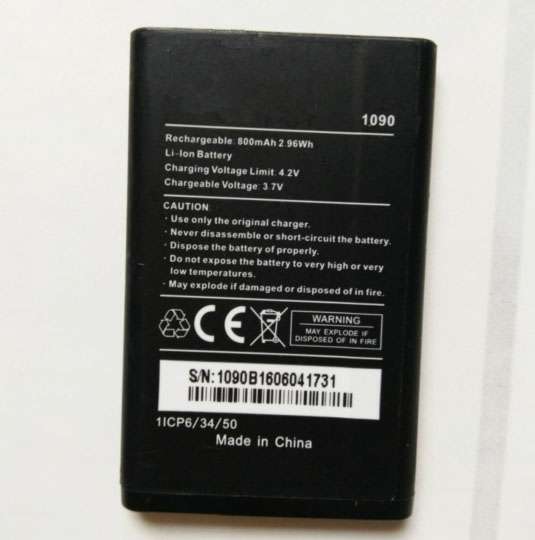 3.7V/4.2V 800mAh/2.96WH Wiko 1090 Replacement Battery