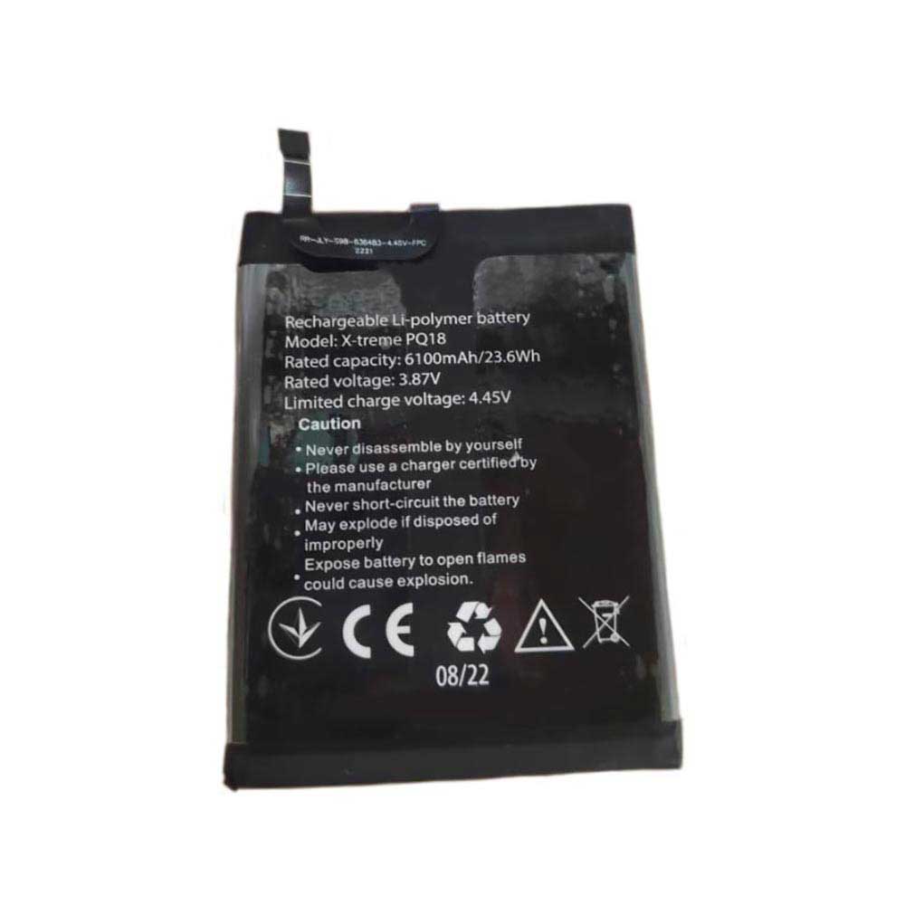 3.87V 6100mAh X-treme-PQ18 Smartphone Battery for Sigma X-Treme PQ18