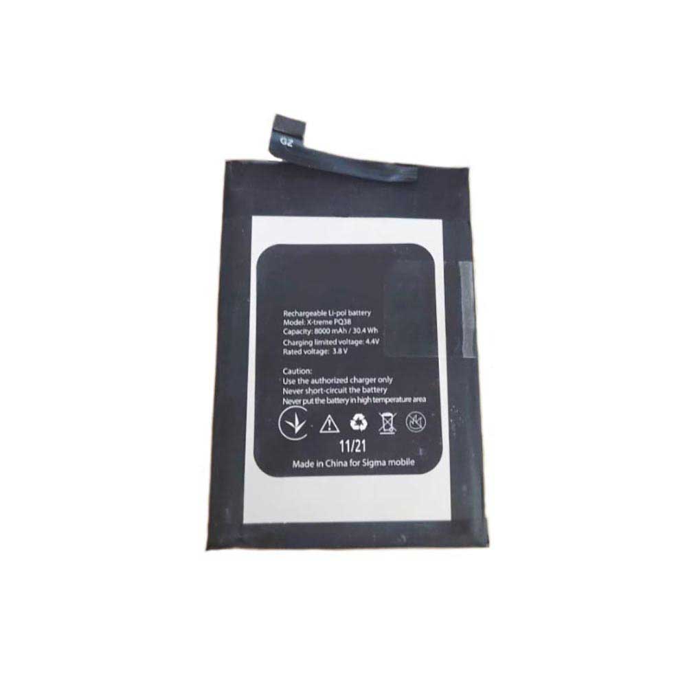 3.8V 8000mAh X-treme-PQ38 Smartphone Battery for Sigma X-treme PQ38