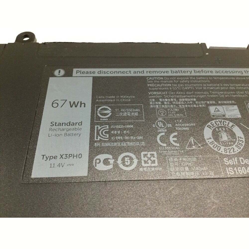 Dell Chromebook 13 7310 13-7310 battery