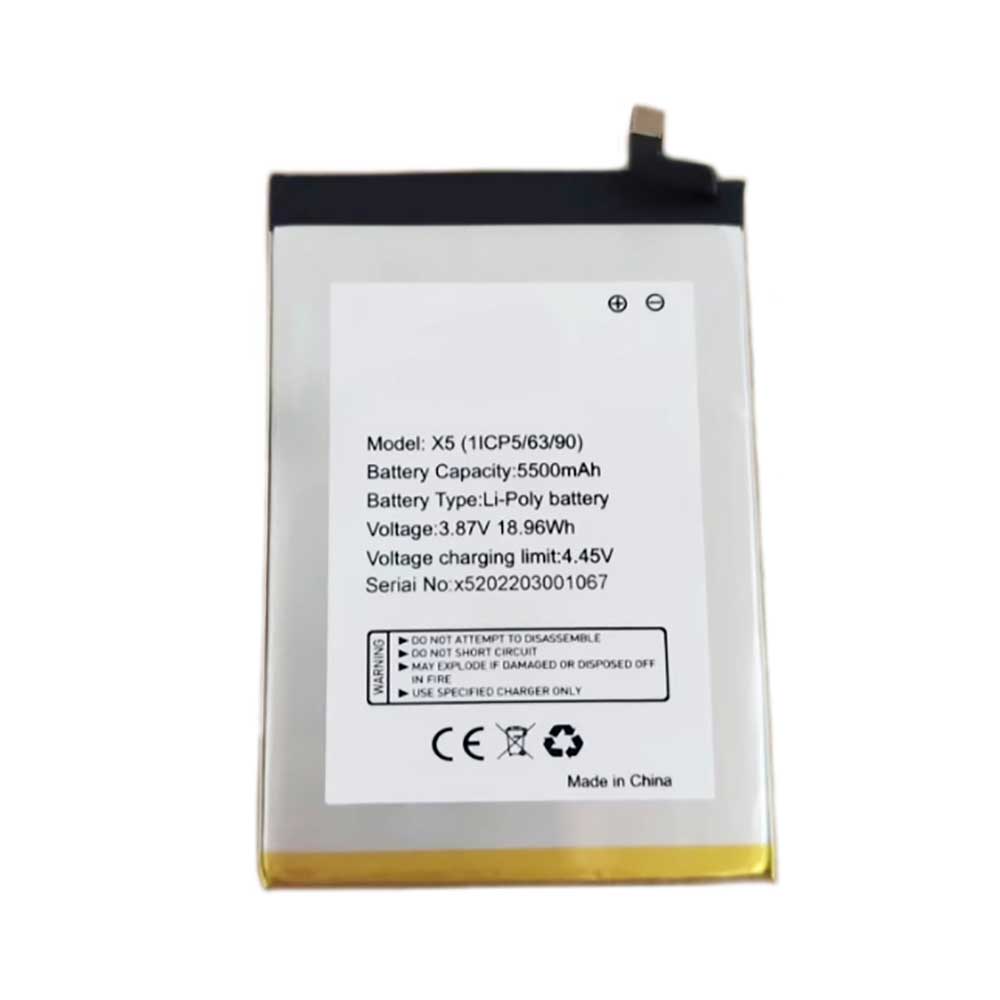 3.87V 5500mAh X5 Smartphone Battery for IKU X5