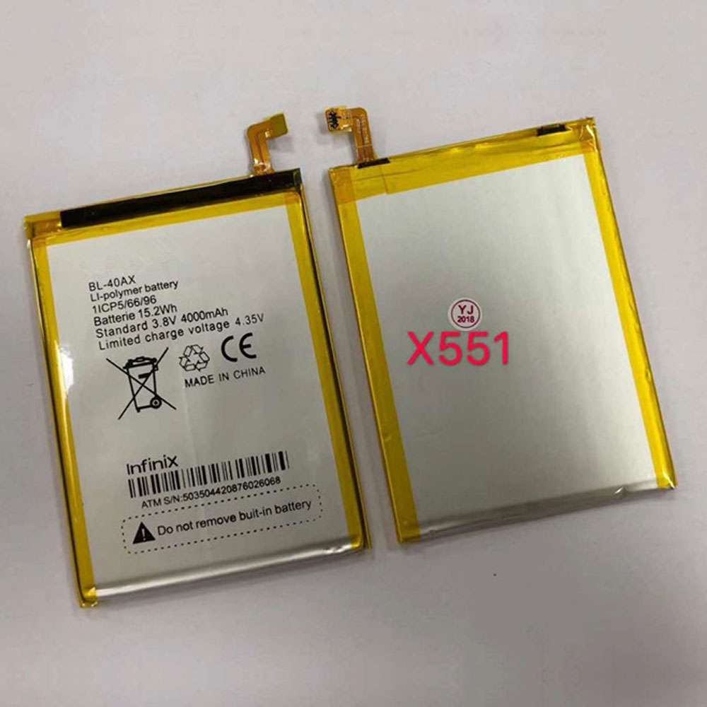 3.8V/4.35V 4000mAh/15.2WH Infinix X551 Replacement Battery