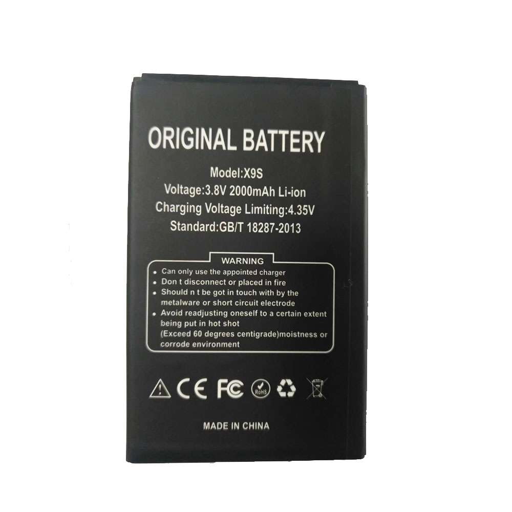 2000mAh 3.8V/4.35V Doogee X9S Replacement Battery
