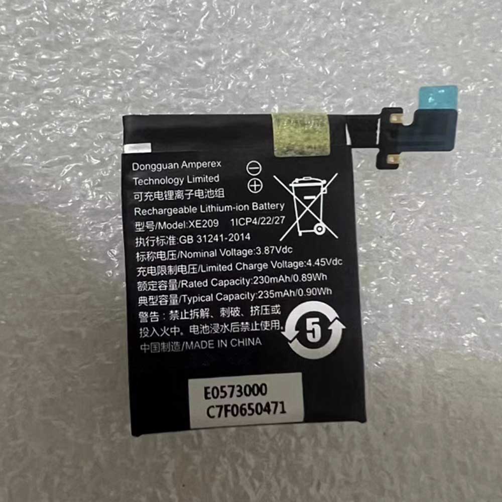 3.87V 230mAh XE209 Electronic Batteries for Other XE209