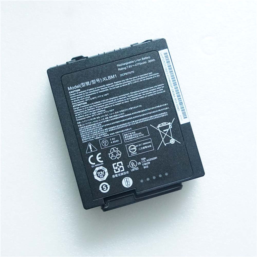 7.6V 4650mAh XLBM1 Laptop Battery for Xplore LynPD5O3 0B23-01H4000P