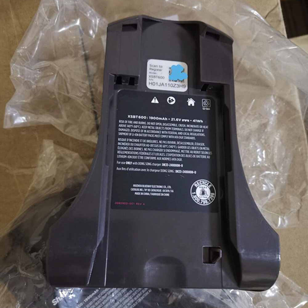 21.6V 41Wh/1900mAh XSBT600 Electronic Batteries for Shark X1 X2 X3