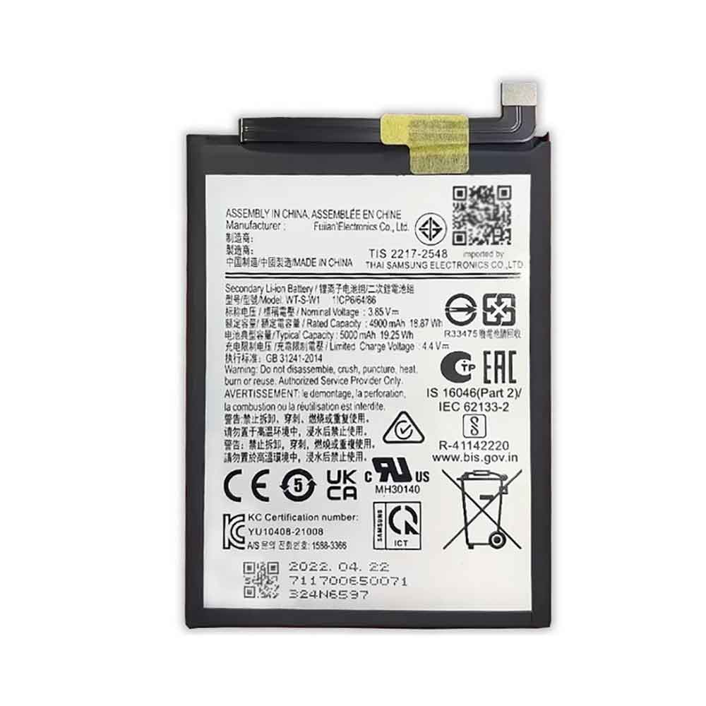 3.85V 5000mAh WT-S-W1 Smartphone Battery for Samsung Galaxy A22 A226