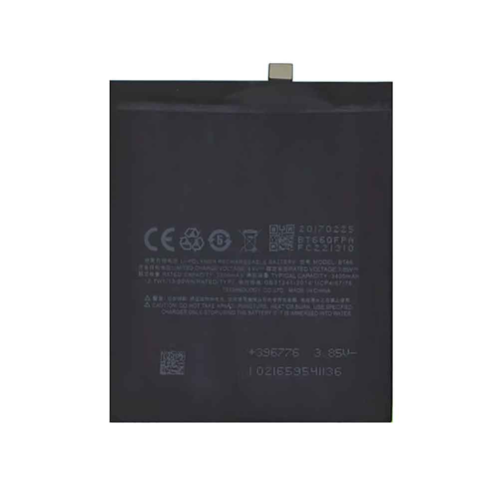 3.85V 3300mAh BT66 Smartphone Battery for Meizu Pro 6 Plus
