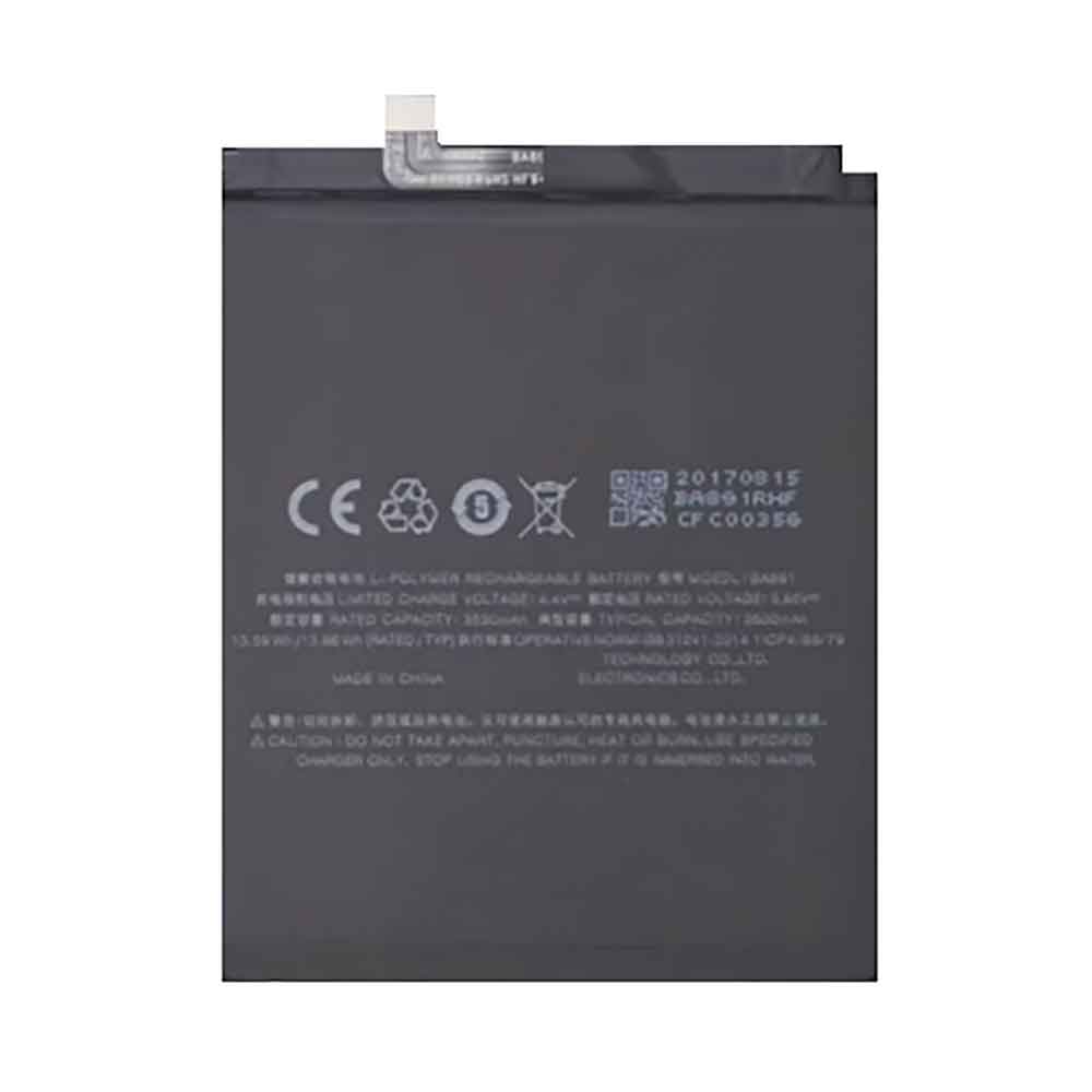 3.85V 3500mAh BA891 Smartphone Battery for Meizu 15 Plus
