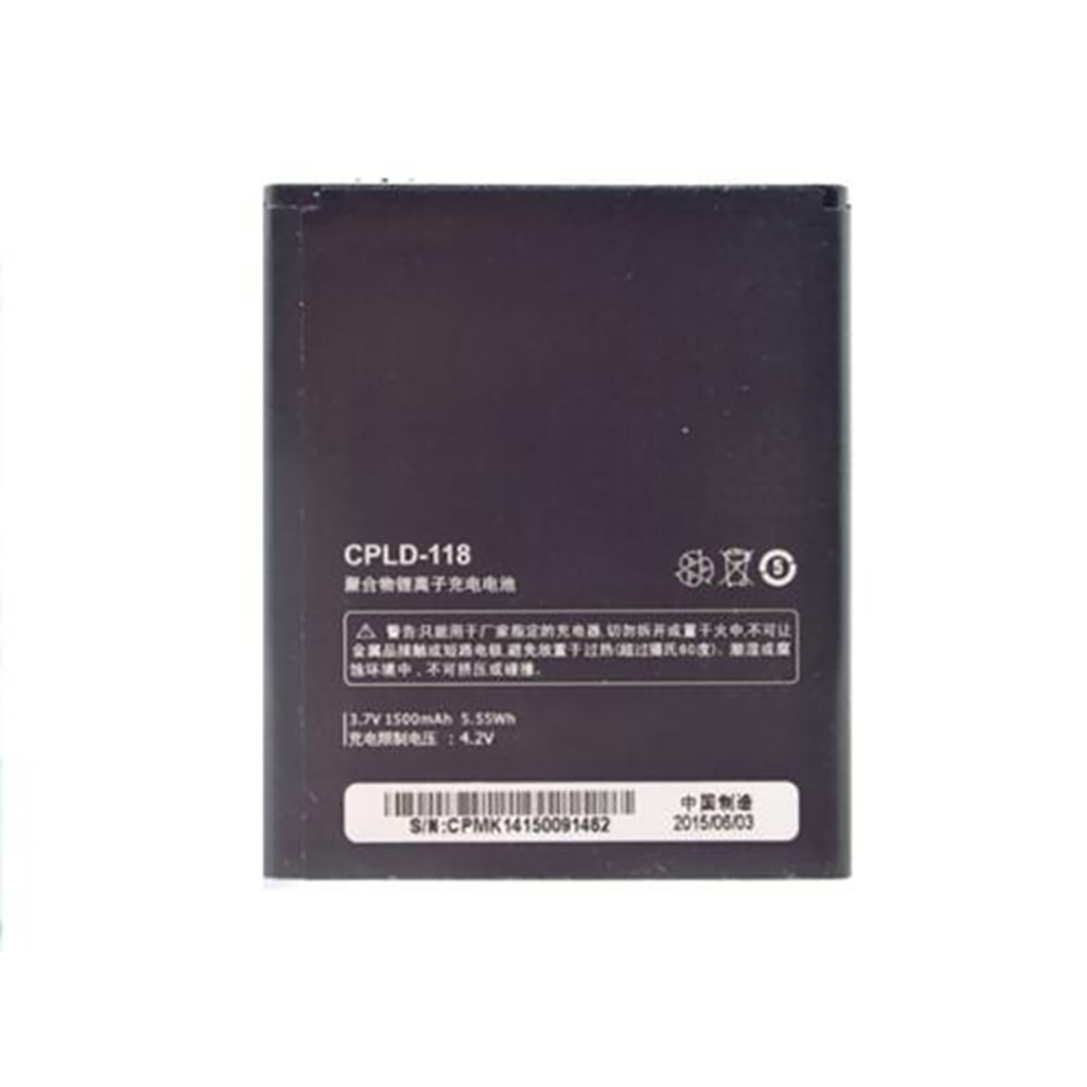 3.7V 1500mAh CPLD-118 Smartphone Battery for Coolpad 5310