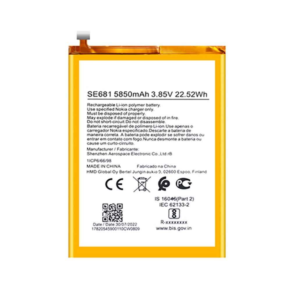 Nokia C30 battery