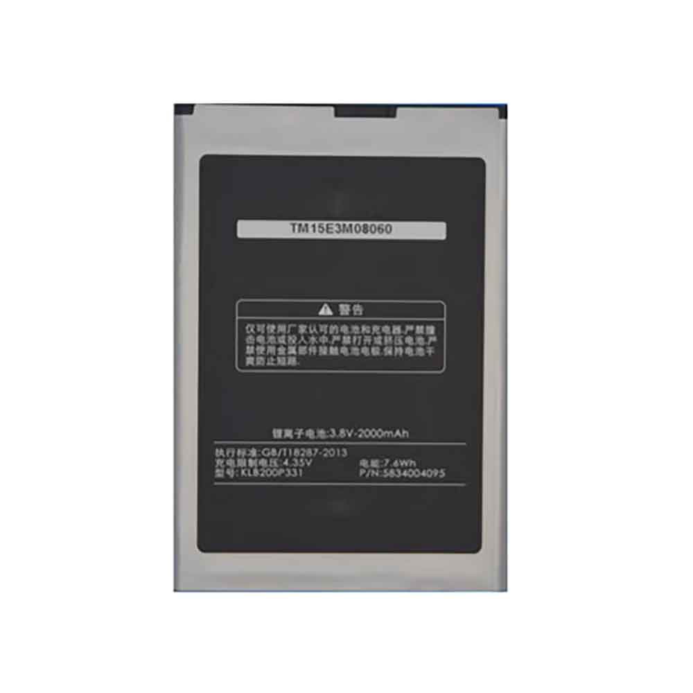 3.8V 2000mAh KLB200P331 Smartphone Battery for Konka L550
