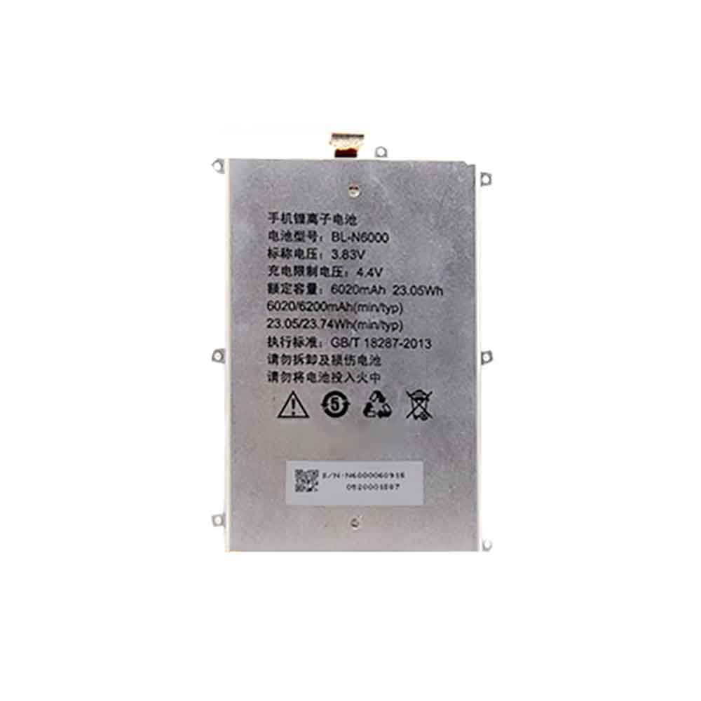3.83V 6020mAh BL-N6000 Smartphone Battery for Gionee M5
