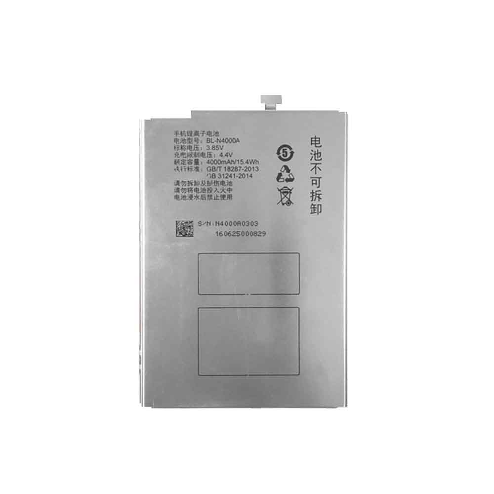 3.85V 4000mAh BL-N4000A Smartphone Battery for Gionee GN5003 GN5003S V187Pro