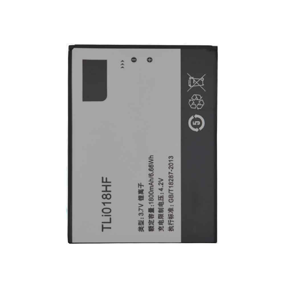 3.7V 1800mAh TLi018HF Smartphone Battery for TCL P360W