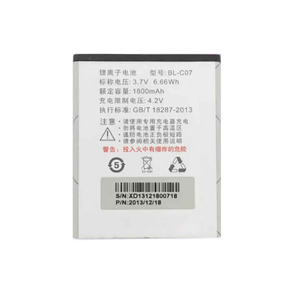 3.7V 1800mAh BL-C07 Smartphone Battery for Doov D350