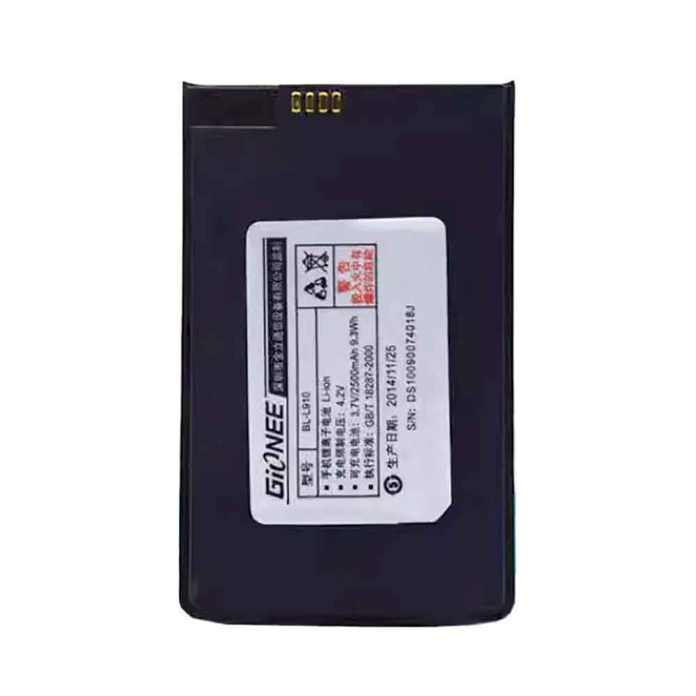 3.7V 2500mAh BL-L910 Smartphone Battery for Gionee V106 V106B