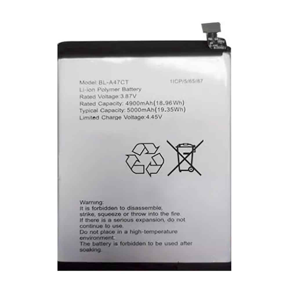 3.87V 5000mAh BL-A47CT Smartphone Battery for Koobee BL-A47CT