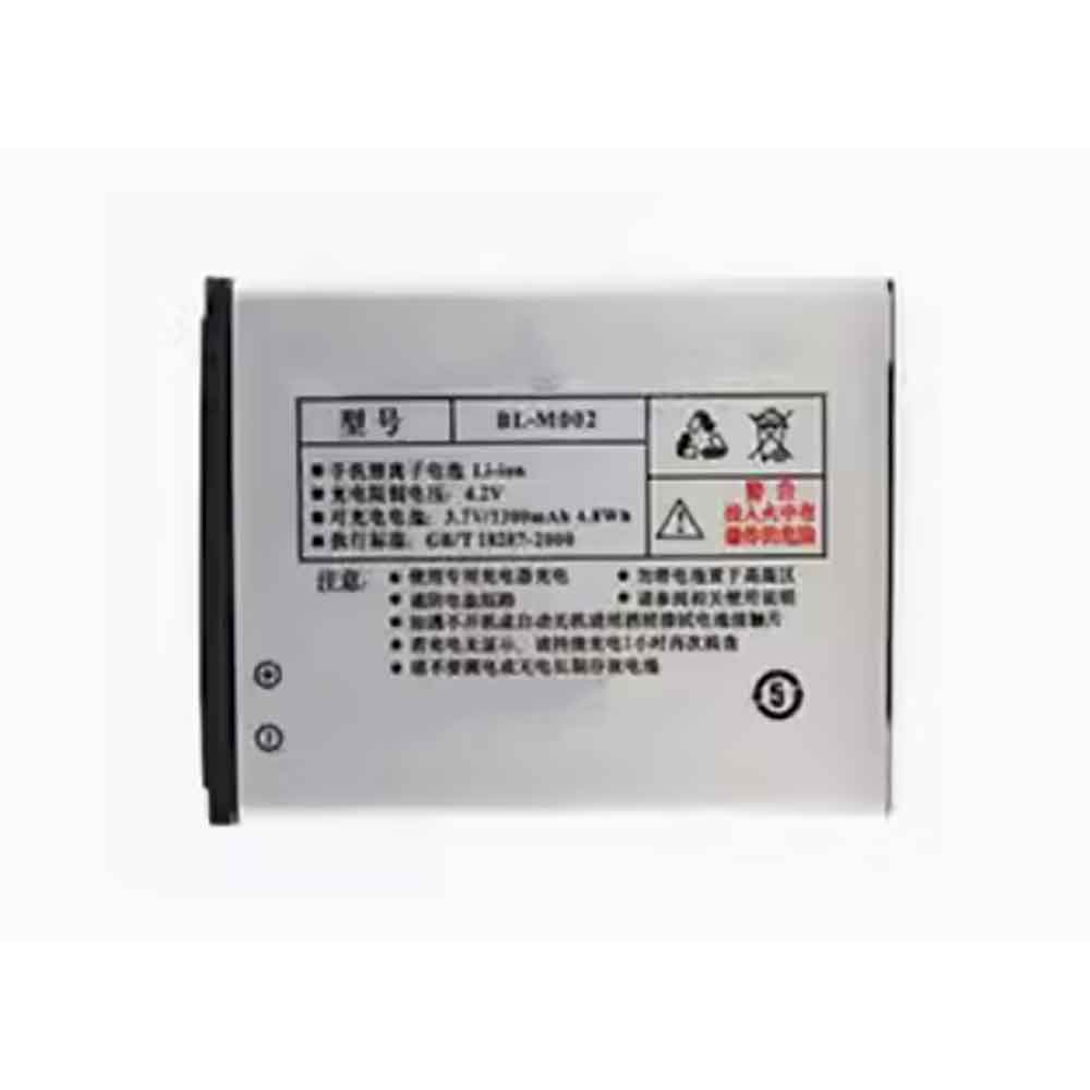 3.7V 1300mAh BL-M002 Smartphone Battery for Gionee A808 M103 M270 A969 TD103 W106 W109