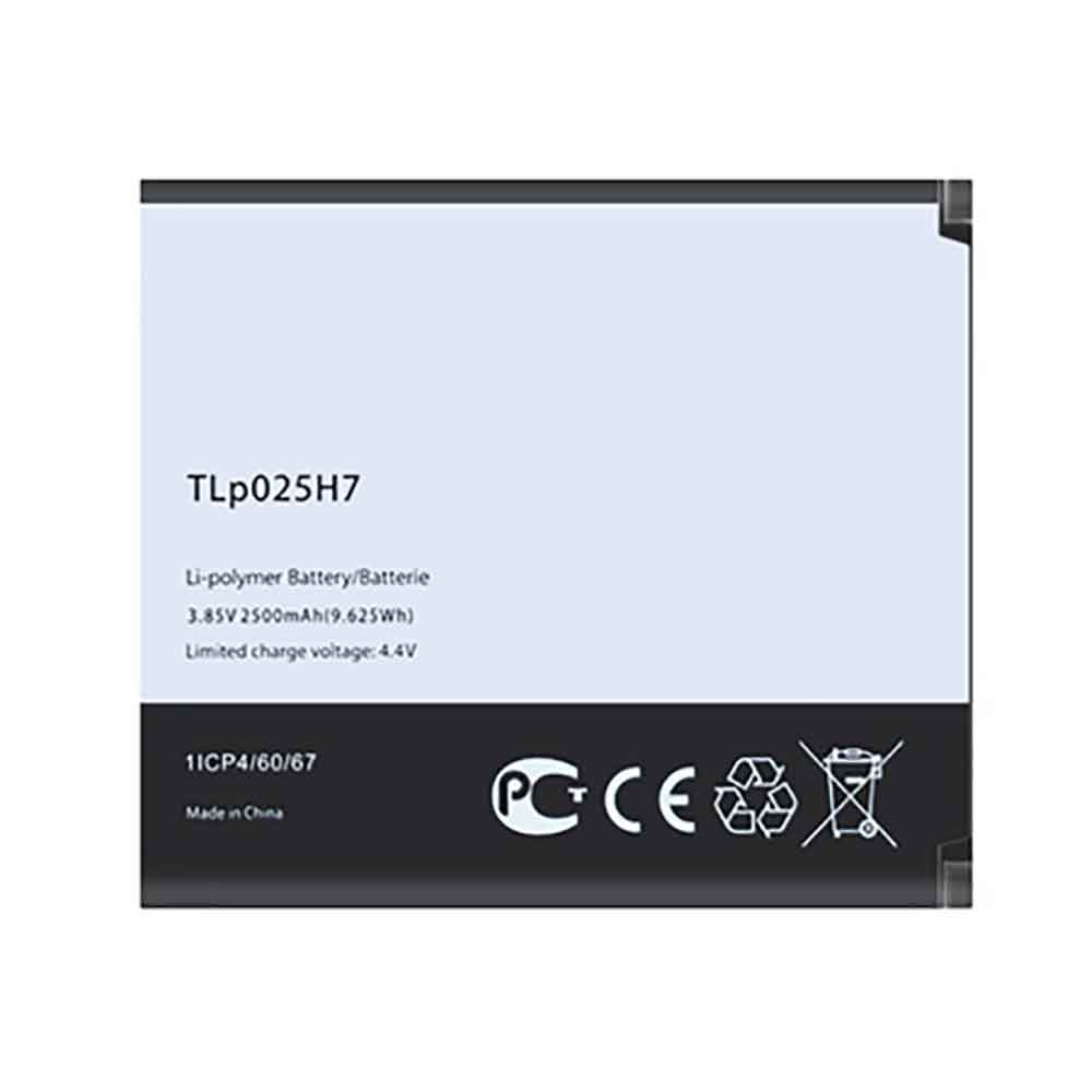 3.85V 2500mAh TLp025H7 Smartphone Battery for Alcatel OT-5051X OT-5051D OT-5051J OT-5051M