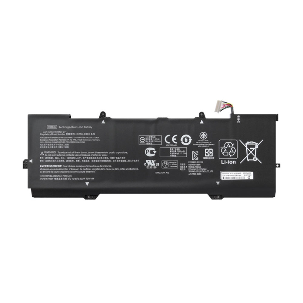 84.08Wh 11.55V YB06XL Laptop Battery for HP Spectre x360 15-ch010tx HSTNN-DB8H HSTNN-DB8V