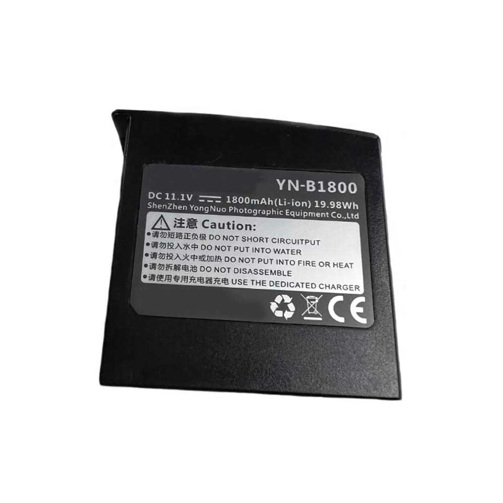 11.1V 1800mAh YN-B1800 Camera Battery for Yongnuo YN860Li