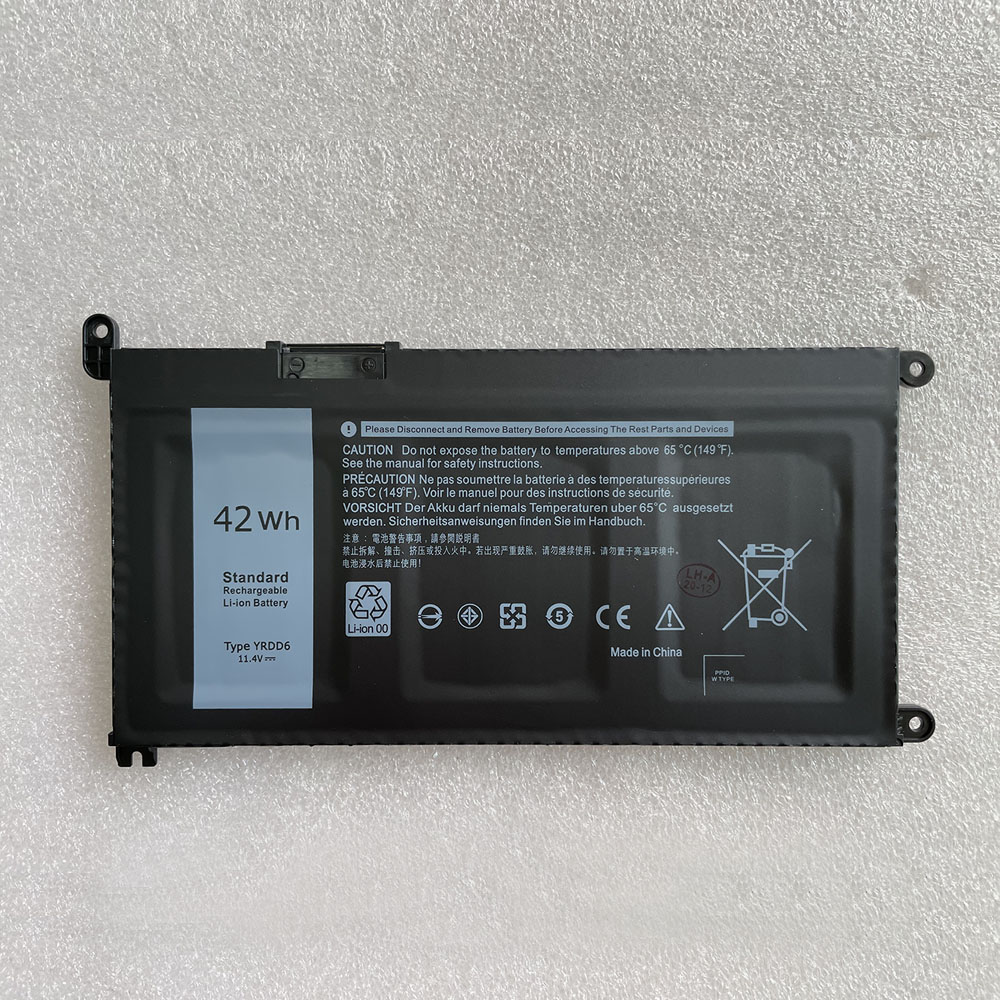 11.4V/13.2V 3500mAh/42WH YRDD6 Laptop Battery for Dell Inspiron 14 5482 5485
