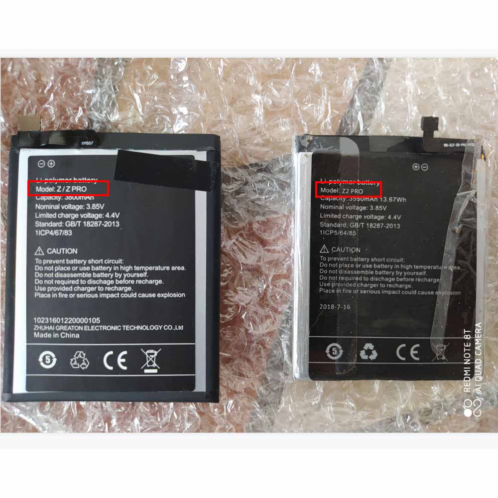 Umidigi Z Z-Z Pro battery