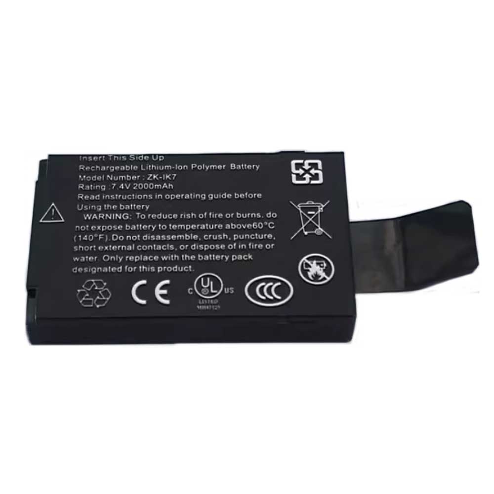 7.4V 2000mAh ZK-IK7 Electronic Batteries for ZKTECO iFace701