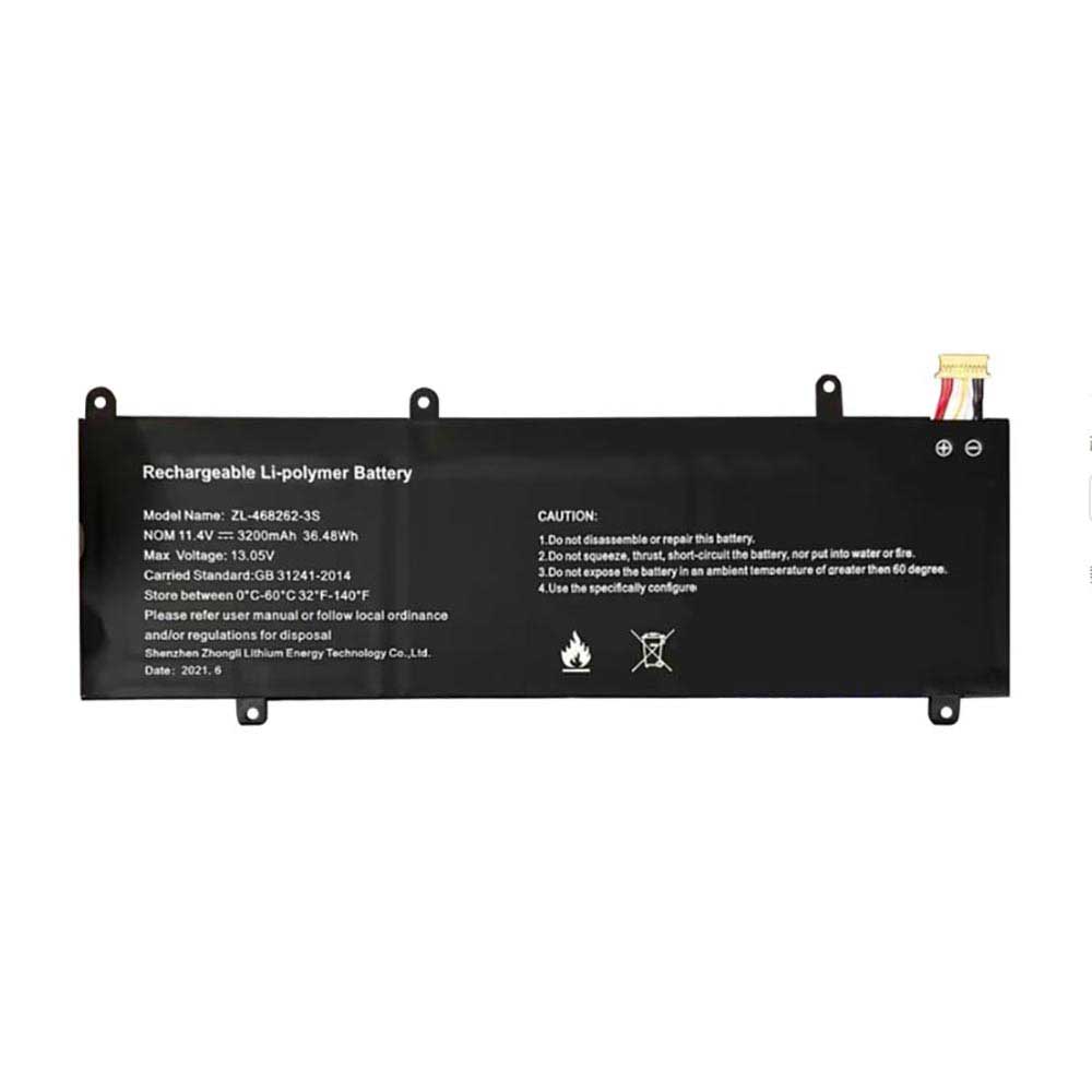 11.4V 3200mAh ZL-468262-3S Laptop Battery for T-Bao H7