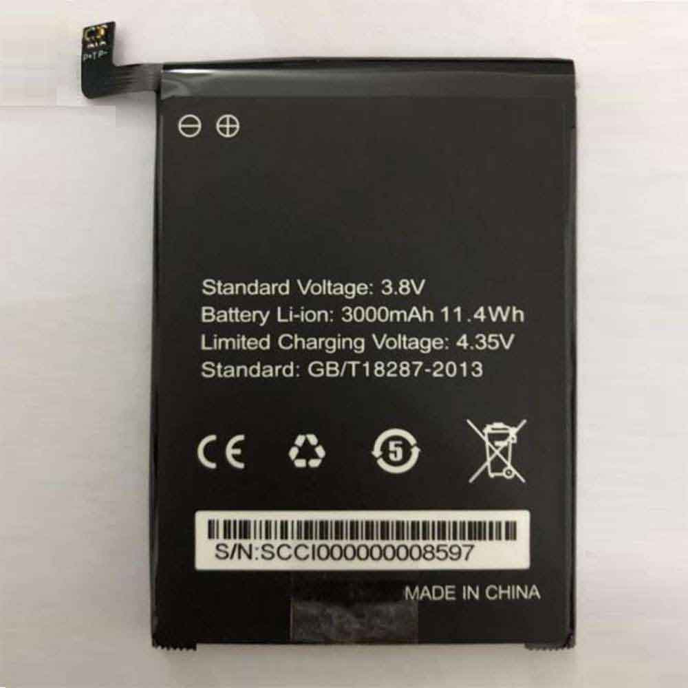 3.8V/4.35V 3000mAh/11.4Wh ZOJI Smartphone Battery for HOMTOM ZOJI Z6 Z7