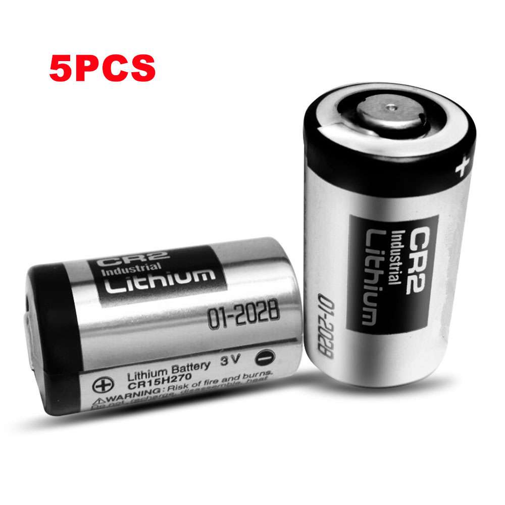 3.00V 800mAh (5PCS)Panasonic CR 2 Camera Replacement Battery