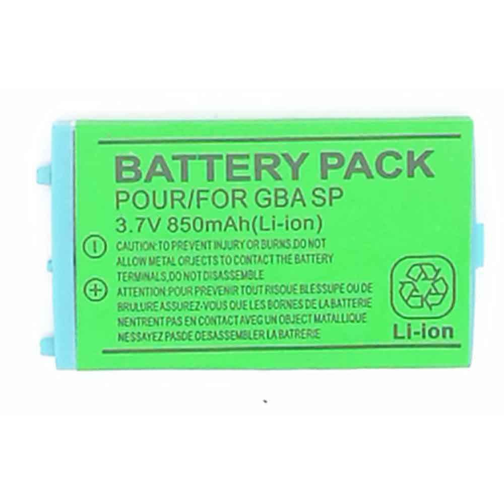 3.7V 850mAh Nintendo Game Boy Advance SP Replacement Battery