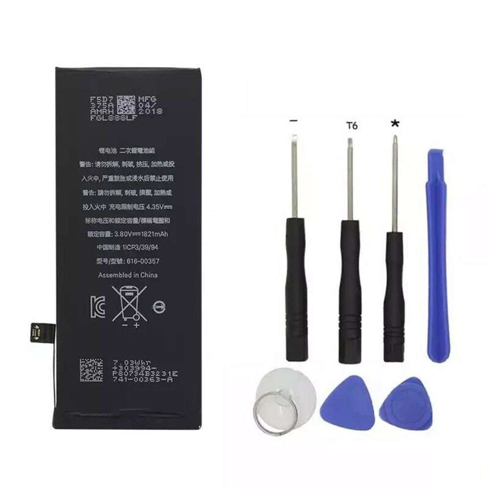 3.82V/4.35V 1821mah Apple iPhone 8 8th A1863 A1905 Replacement Battery