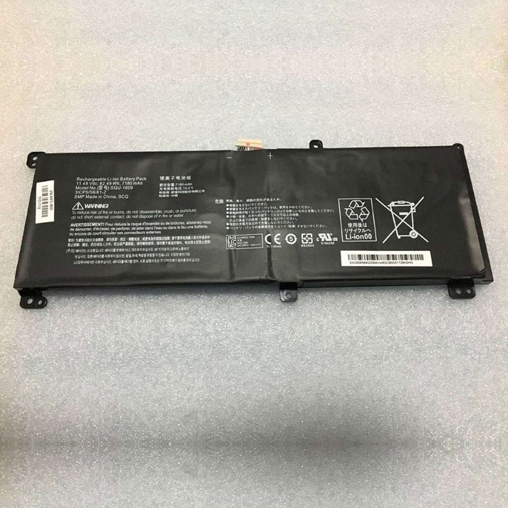 11.49V 7180mAh/82.49Wh SQU-1609 Laptop Battery for THUNDEROBOT 911 dino-x5ta  171415G870-xa70K
