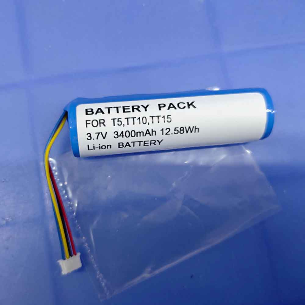 3.7V 3400mAh T5 Electronic Batteries for Garmin TT15 TT10