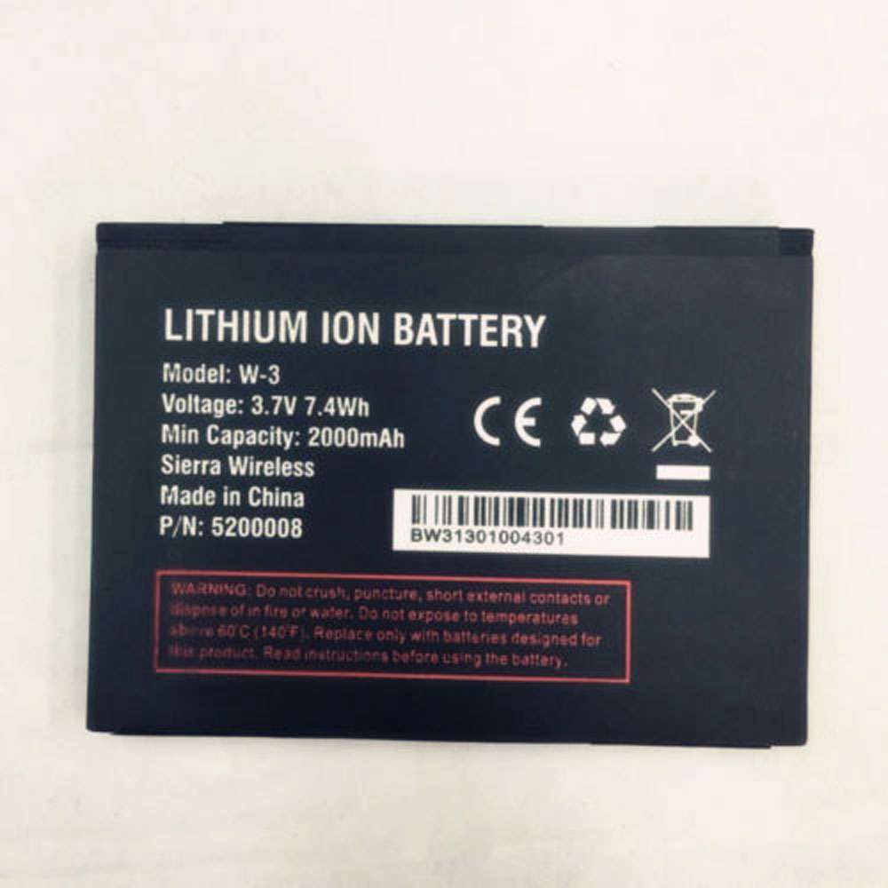 3.7V 2000mAh/7.4WH Netgear Sierra Wireless Router Aircard 760S 762S 763S 785S Replacement Battery